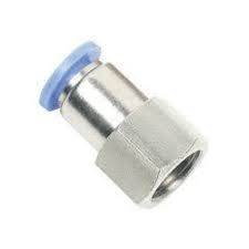 Straight Connector (F) -  1/6, 8 Od